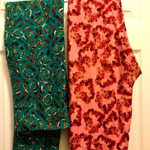 Lularoe leggings, Two pairs TC.